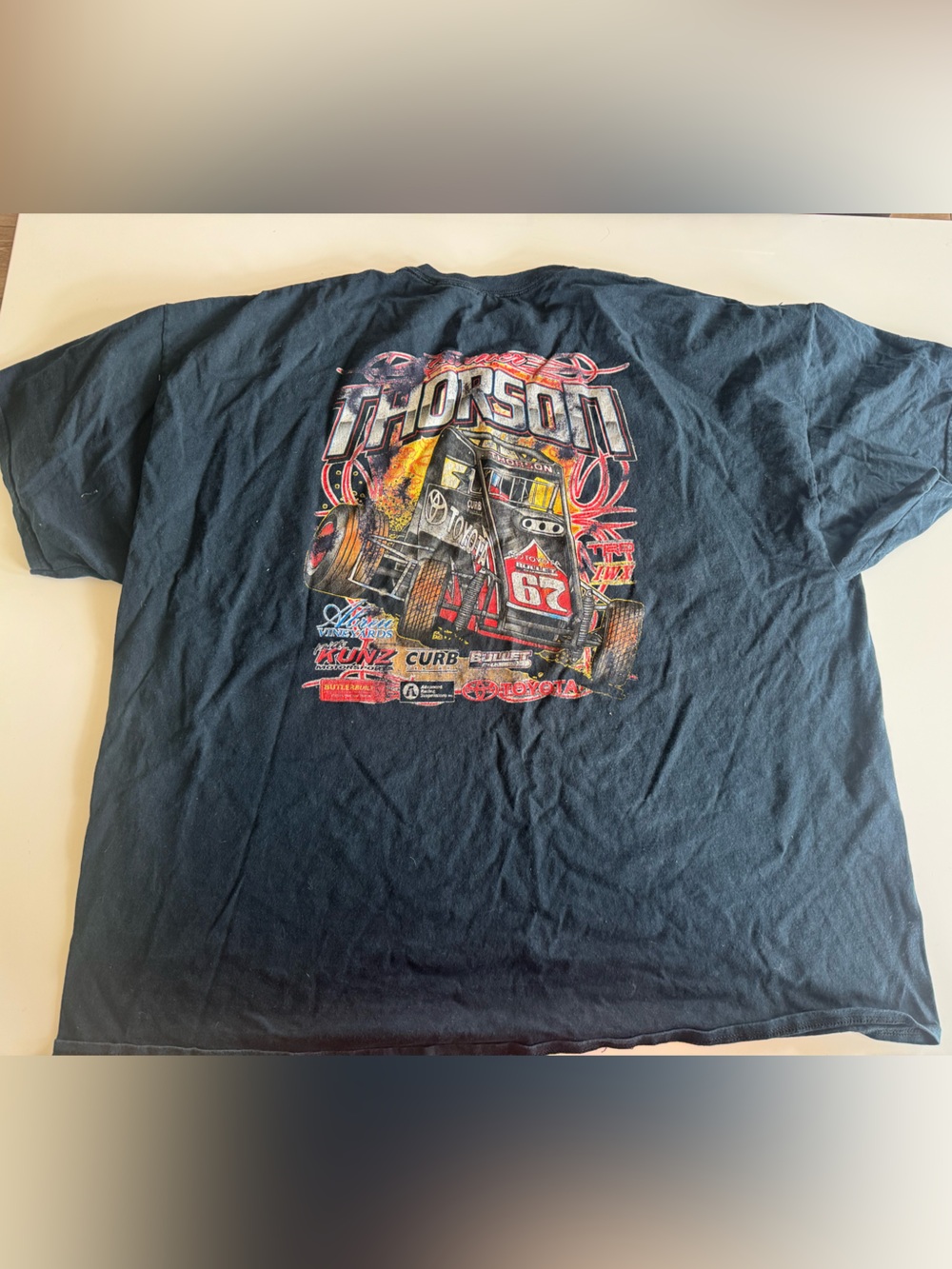 Vintage oversized racing shirt